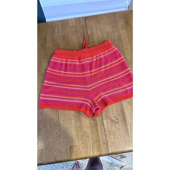 MADDEN NYC RED PINK PURPLE SHORTS WOMENS SIZE L - Picture 11 of 12